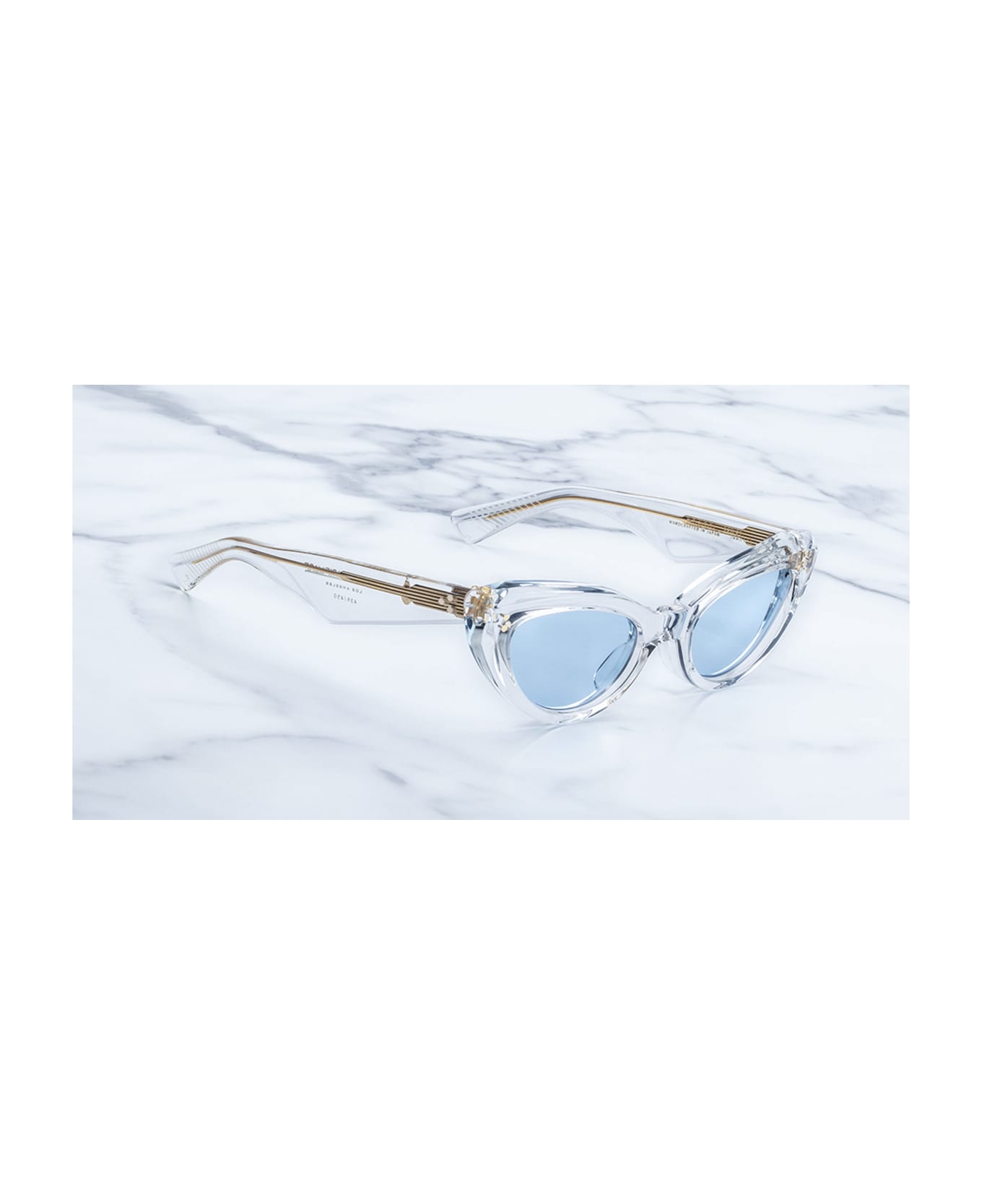 Jacques Marie Mage Heart - Clear Sunglasses - Crystal