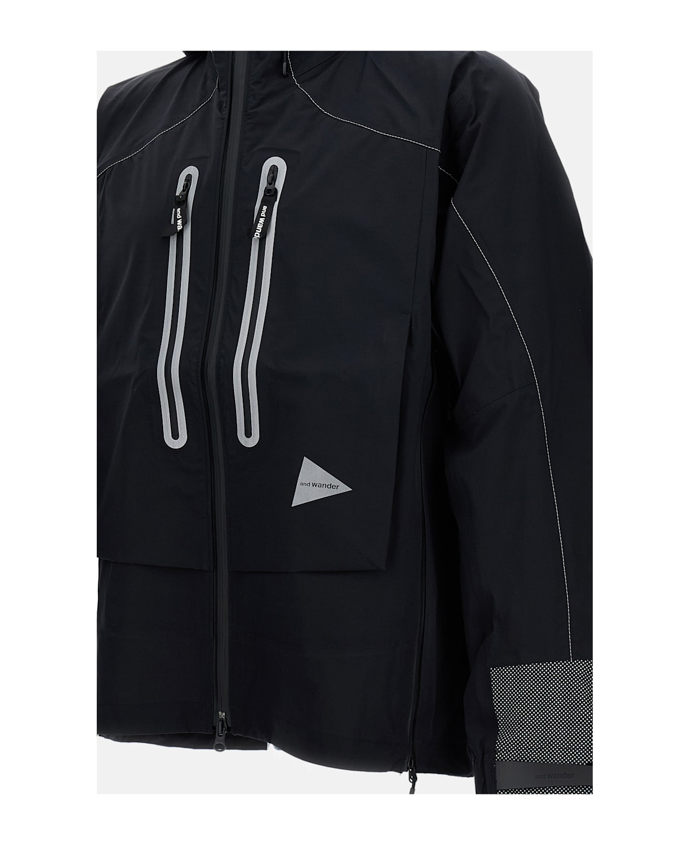 And Wander Rain Jacket - Black