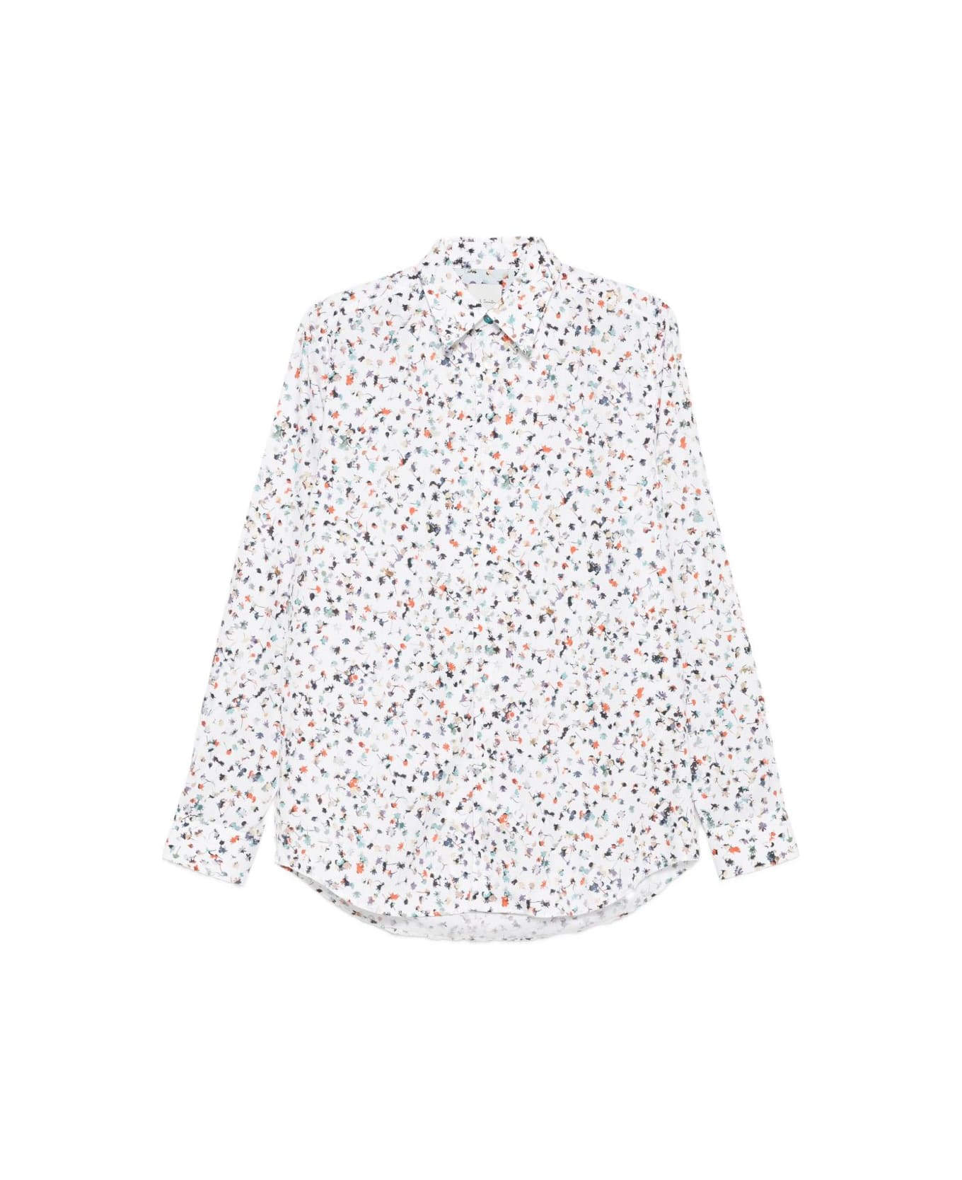 Paul Smith Printed Cotton Shirt - White