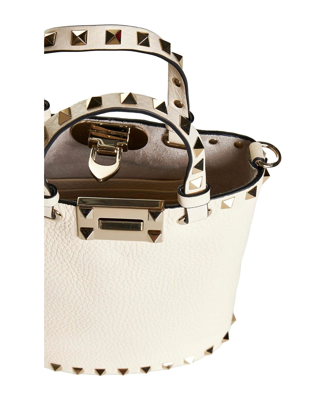 Valentino Garavani Garavani Stud-embellished Hook Closure Tote Bag