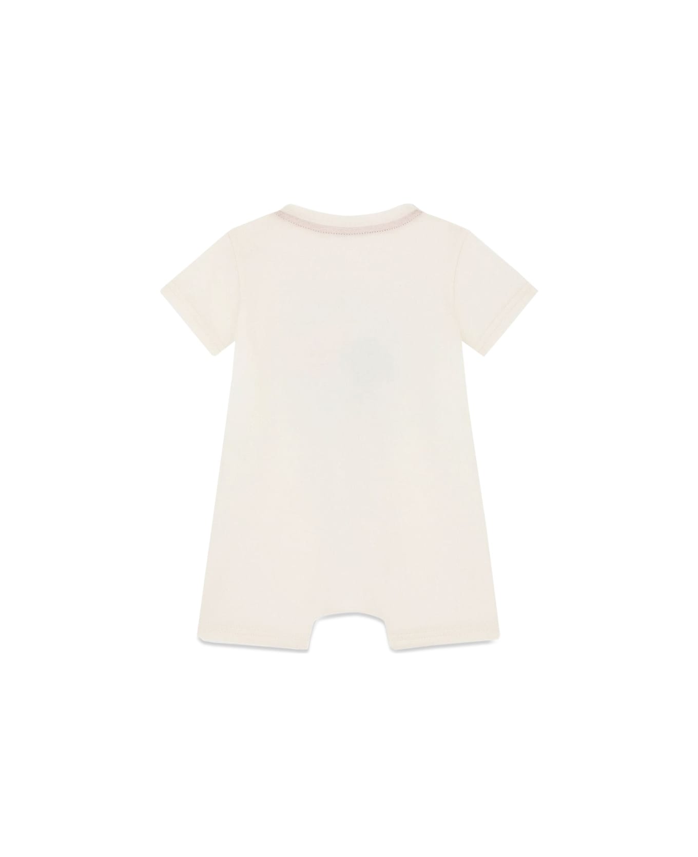 Dolce & Gabbana Short-sleeved Romper - WHITE ボディスーツ＆セットアップ