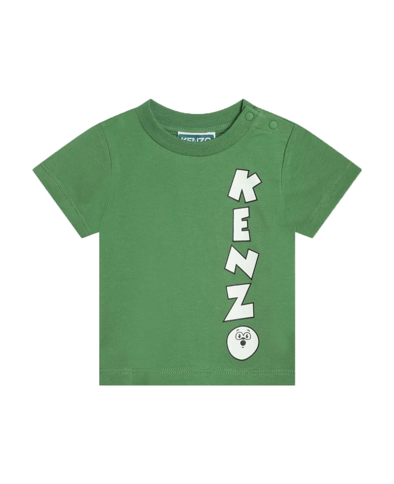 Kenzo T-shirt In Cotone - Green