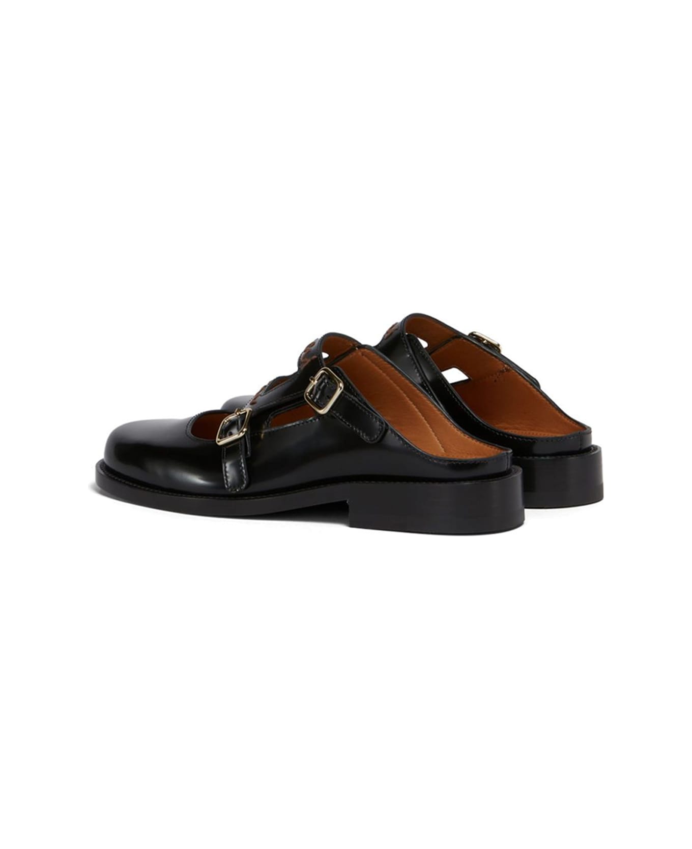 Marni Moccasin Sabot - Black