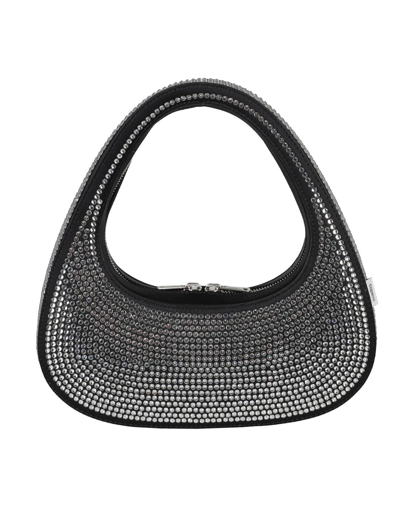 Coperni Crystal-embellished Baguette Swipe Bag - Black Crystal Bkcs