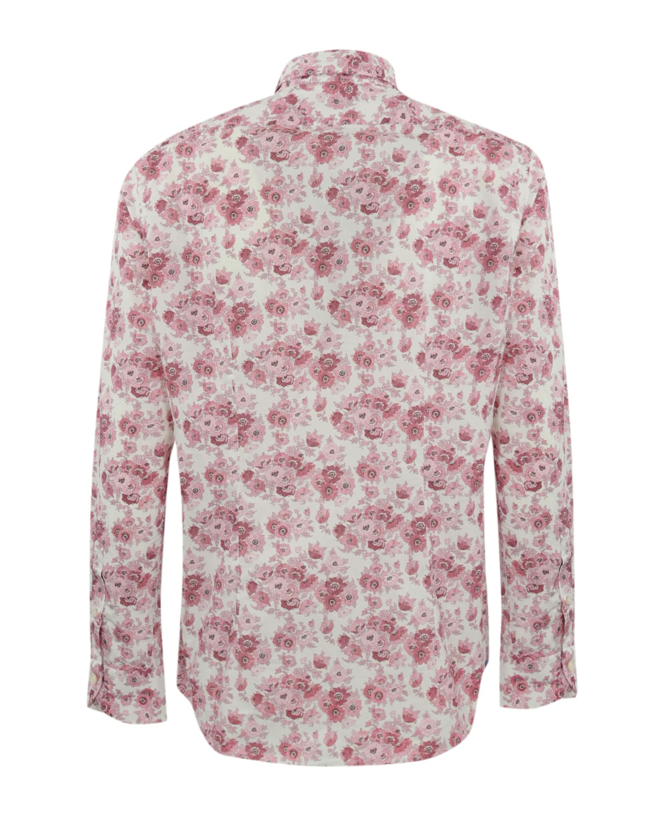 Xacus Floral Cotton Shirt - Bianco/rosa