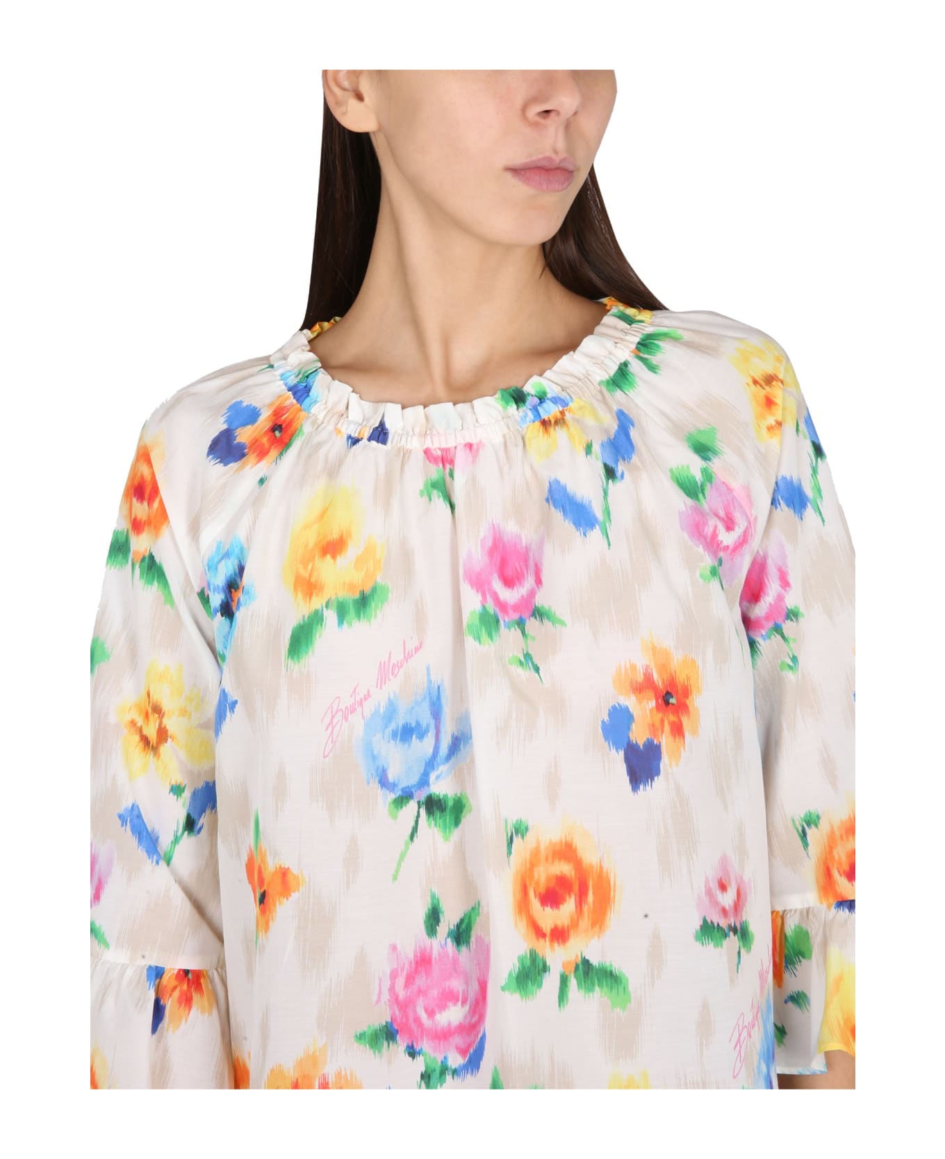 Boutique Moschino Flower Chine' Blouse - MULTICOLOR