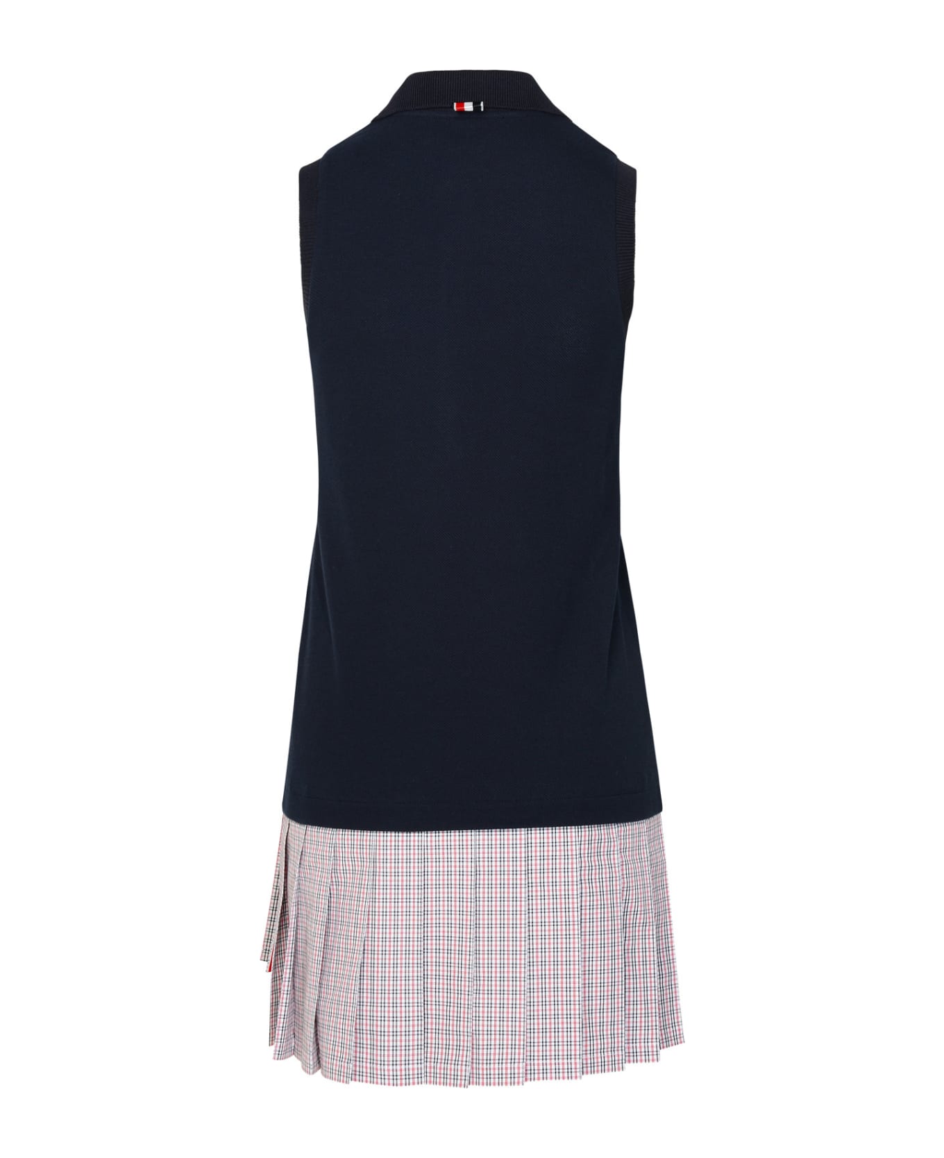 Thom Browne Navy Cotton Dress - NAVY ワンピース＆ドレス
