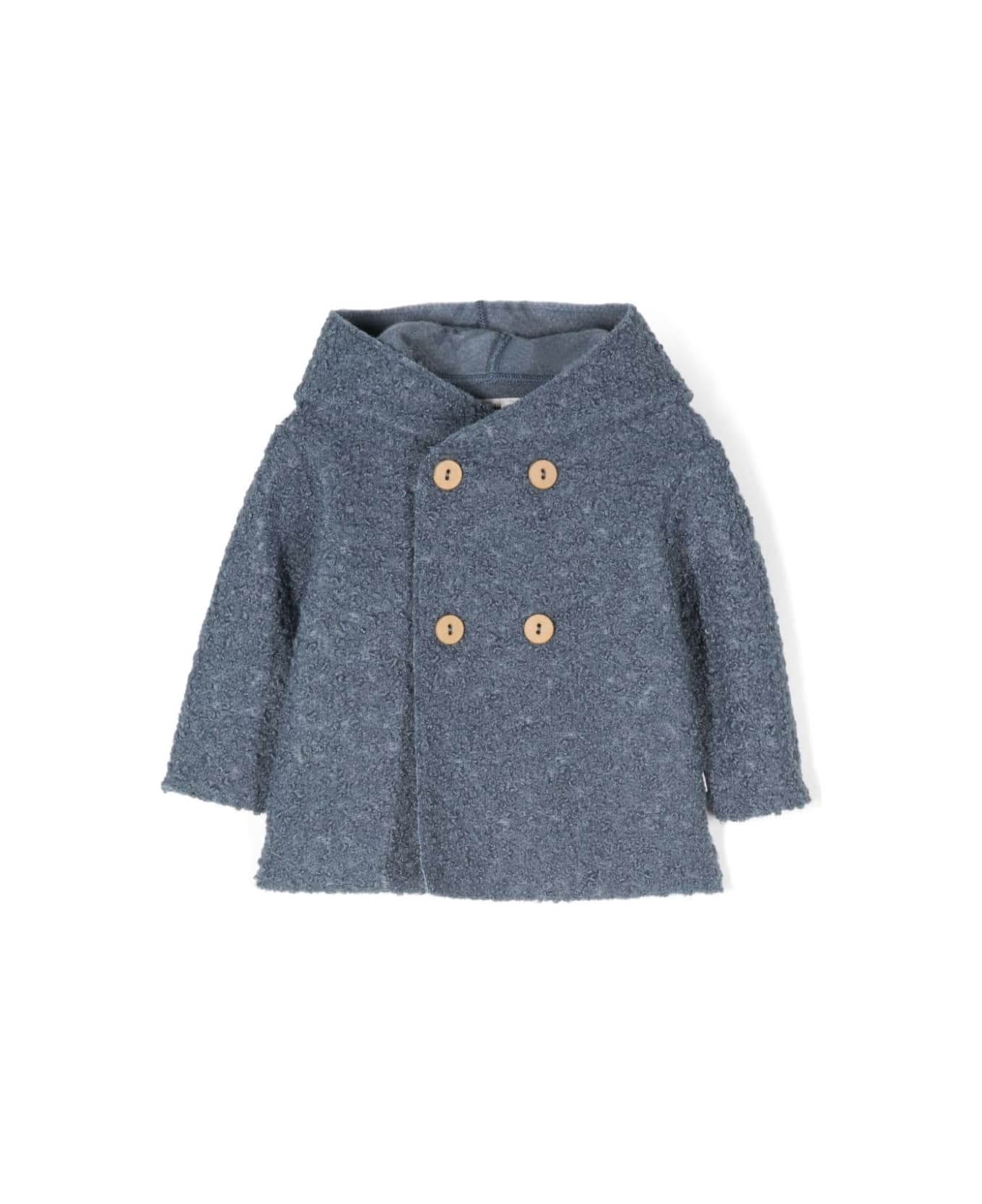 Teddy & Minou Cardigan Effetto Pecora - Blue