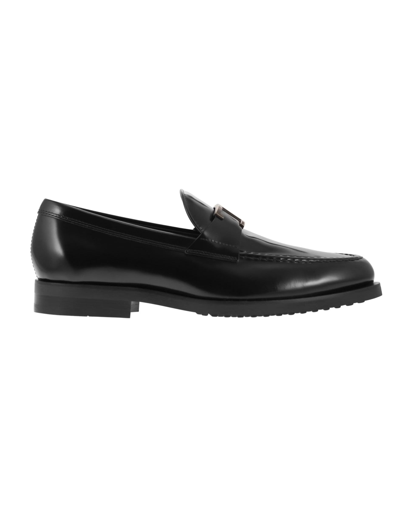Tod's Timeless Leather Loafer T - Black