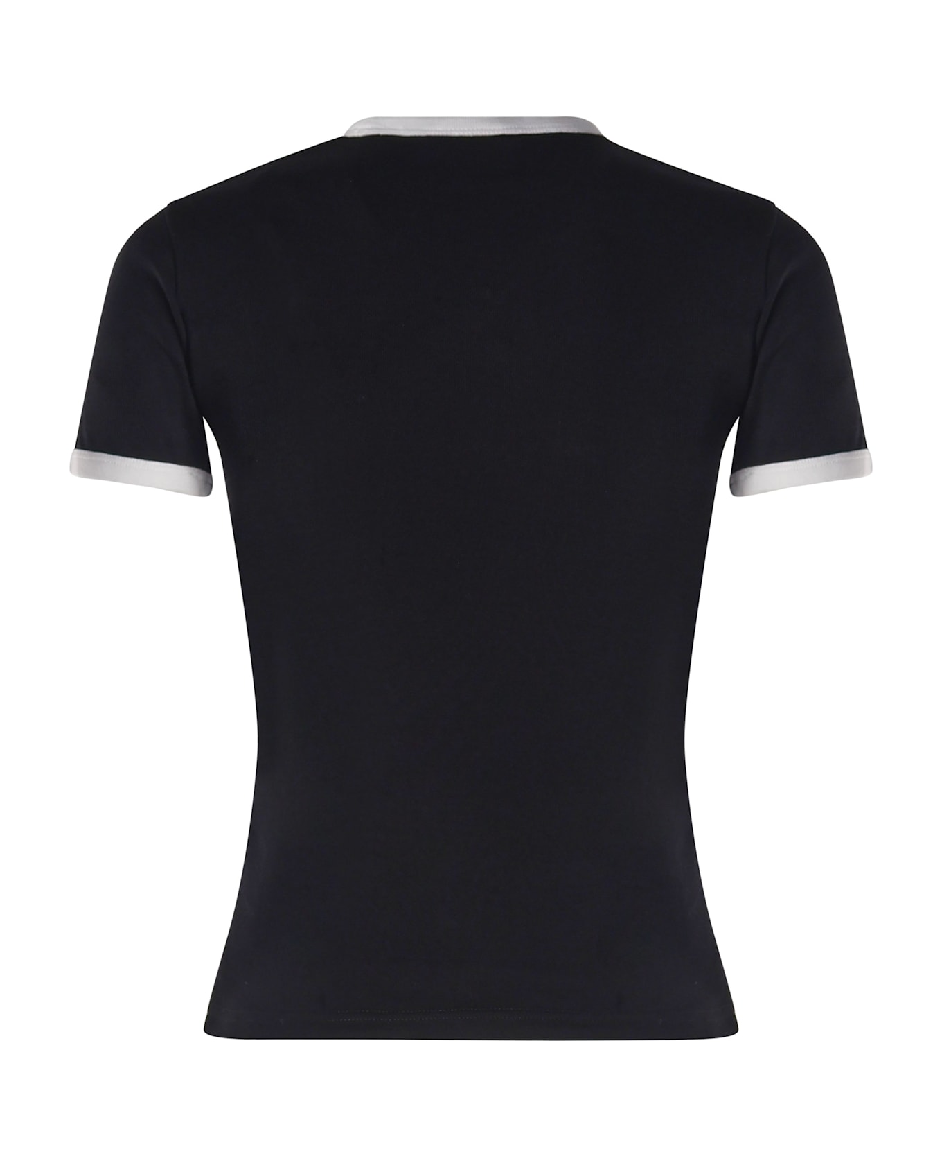 Courrèges Logo T-shirt - Black