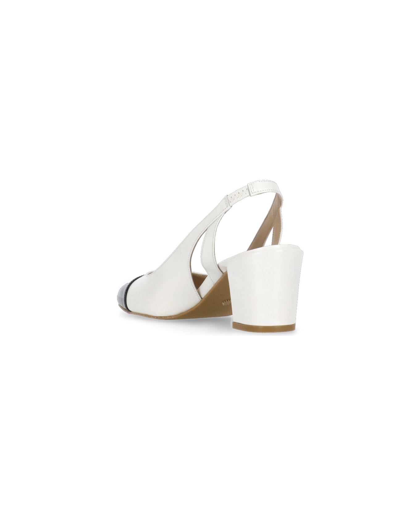 Stuart Weitzman Sleek 50 Slingback - White