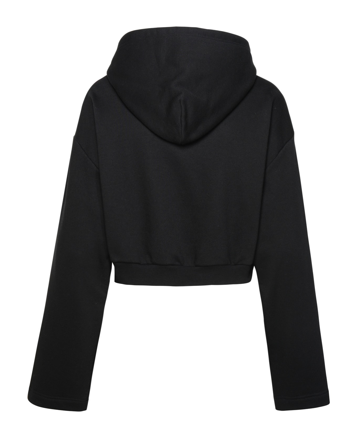 Versace 'medusa' Black Cotton Sweatshirt - BLACK ジャケット