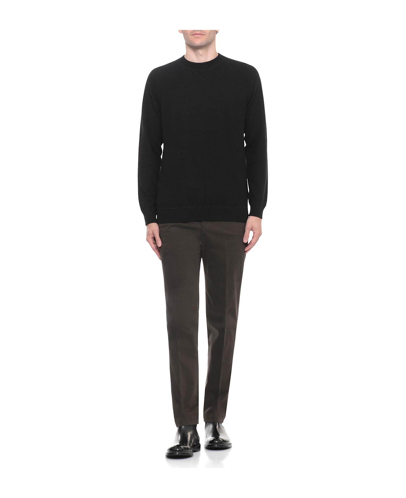 Doucal's Horse Chelsea Boots - Black