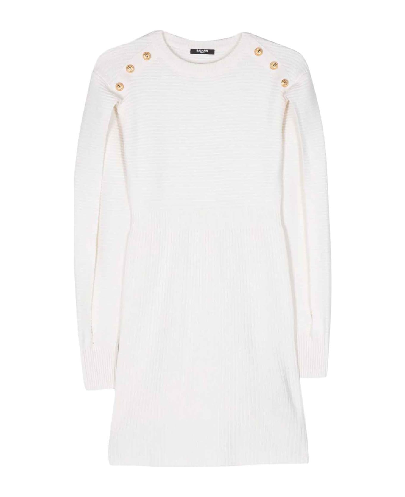 Balmain White Dress Girl - Bianco ワンピース＆ドレス