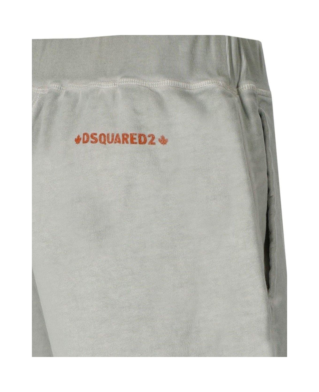 Dsquared2 Logo Printed Bermuda Shorts - Verde