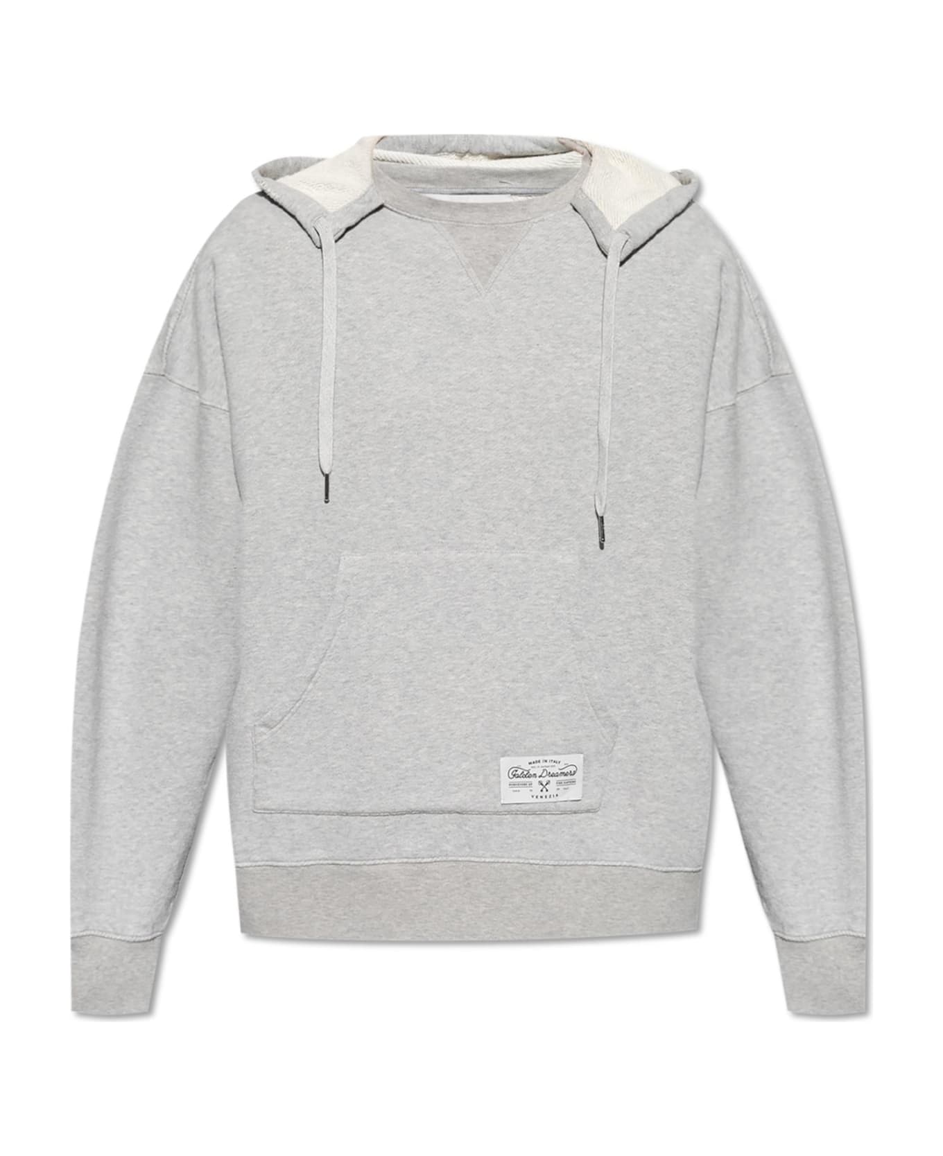 Golden Goose Sweatshirt With Logo - Grigio