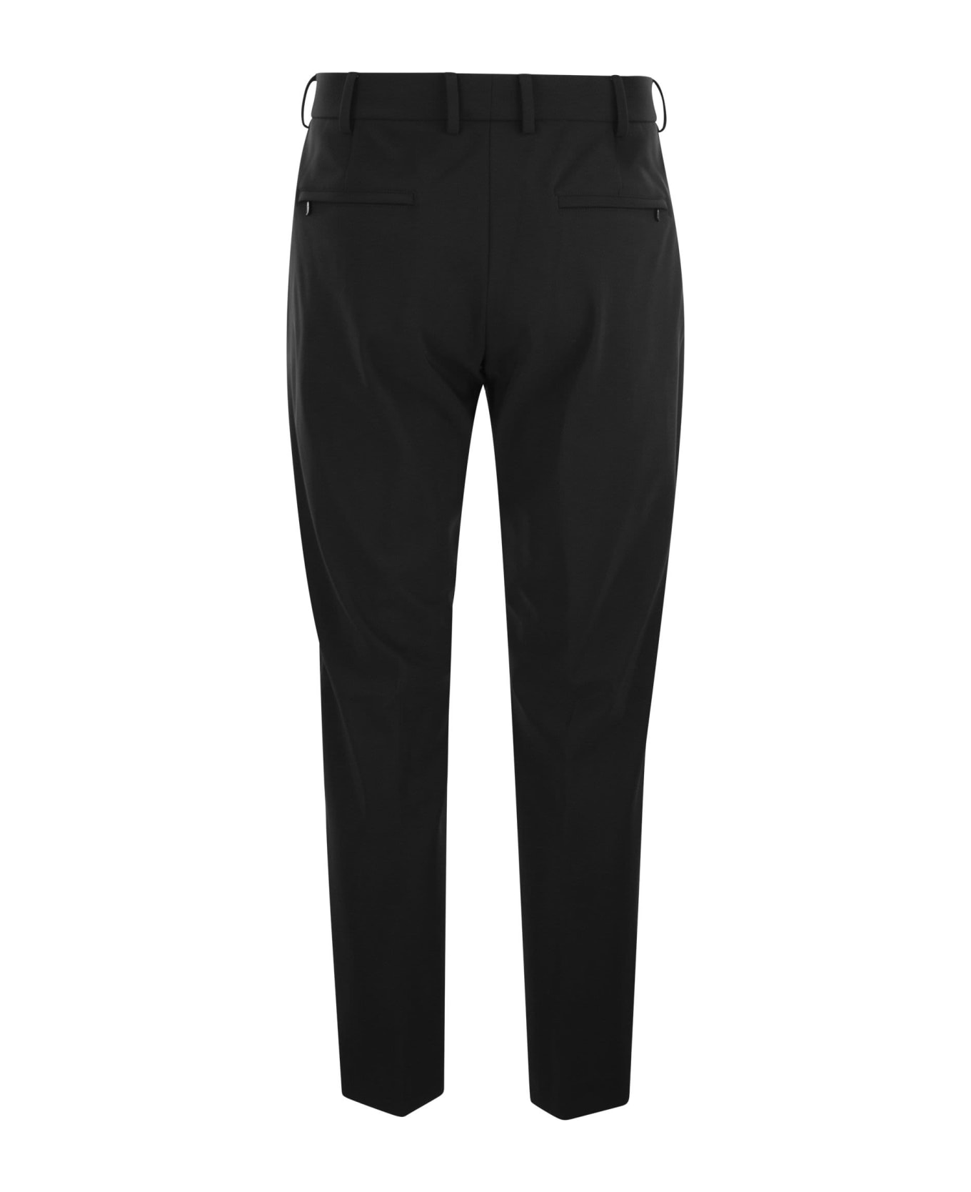 PT Torino Pants In Black Polyamide - Black