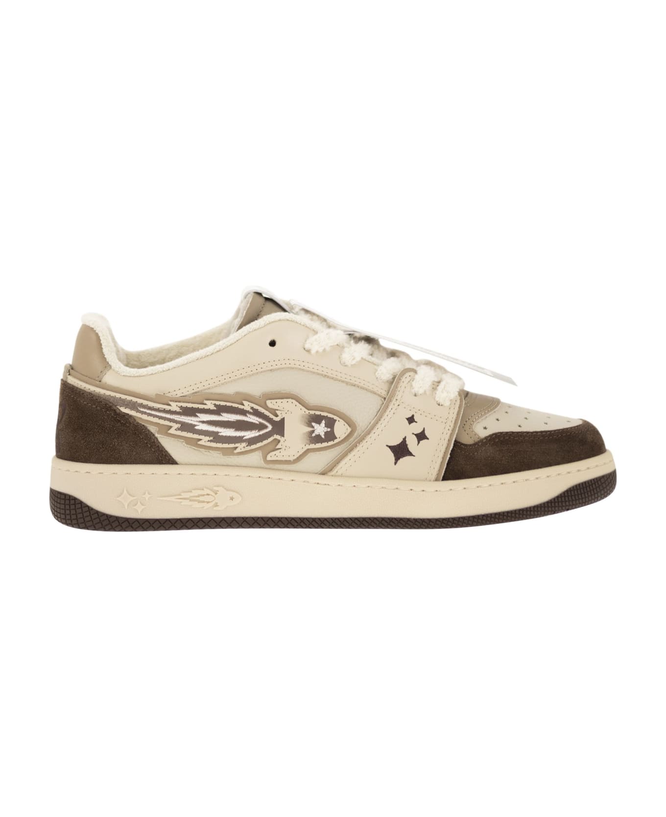 Enterprise Japan Ej Egg Rocket - Sneakers - White/brown