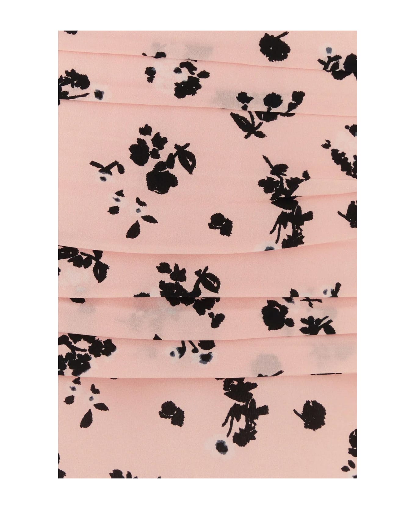 Alessandra Rich Printed Silk Dress - Light Pink