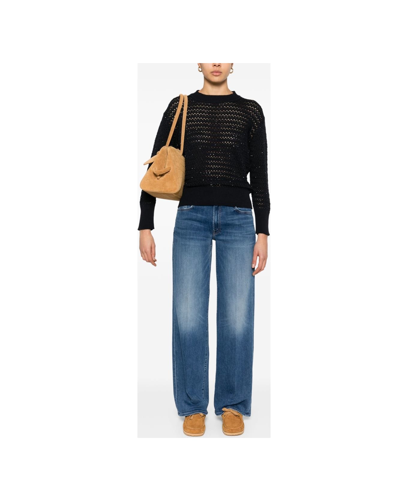 Mother Jeans Maven Sneak - Blue