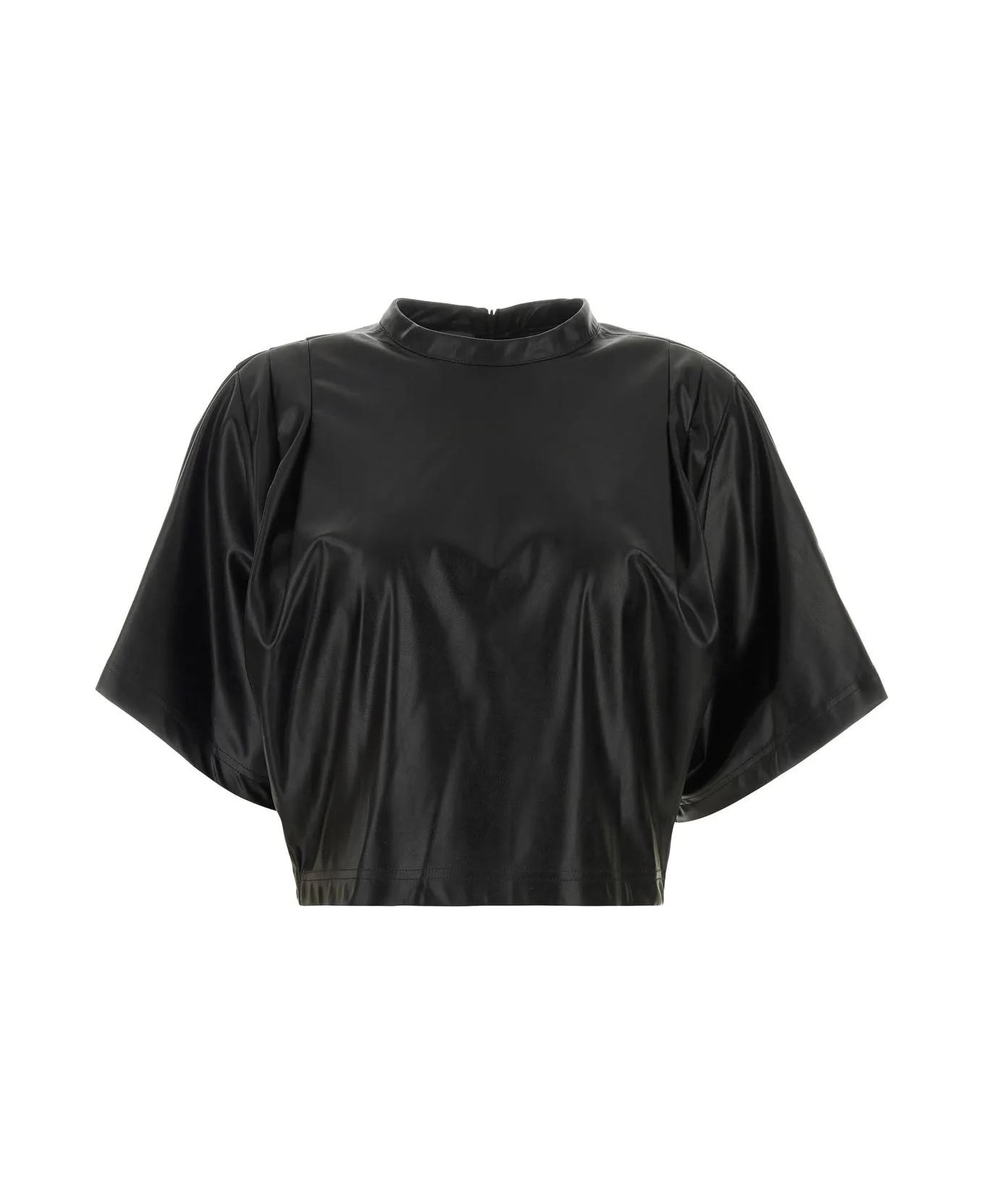 Marant Étoile Synthetic Leather Brooky T-shirt - Nero