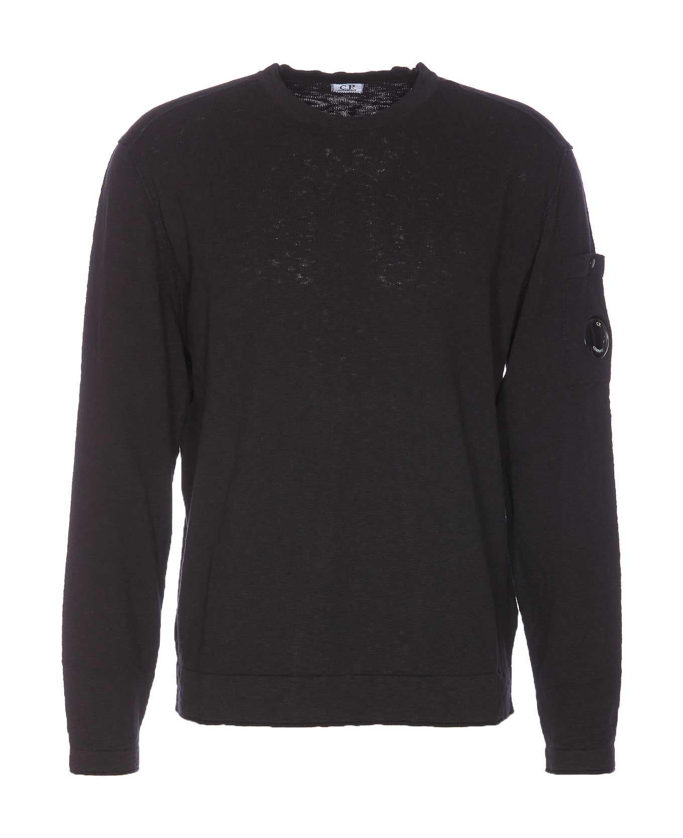 C.P. Company Logo Sweater - Black