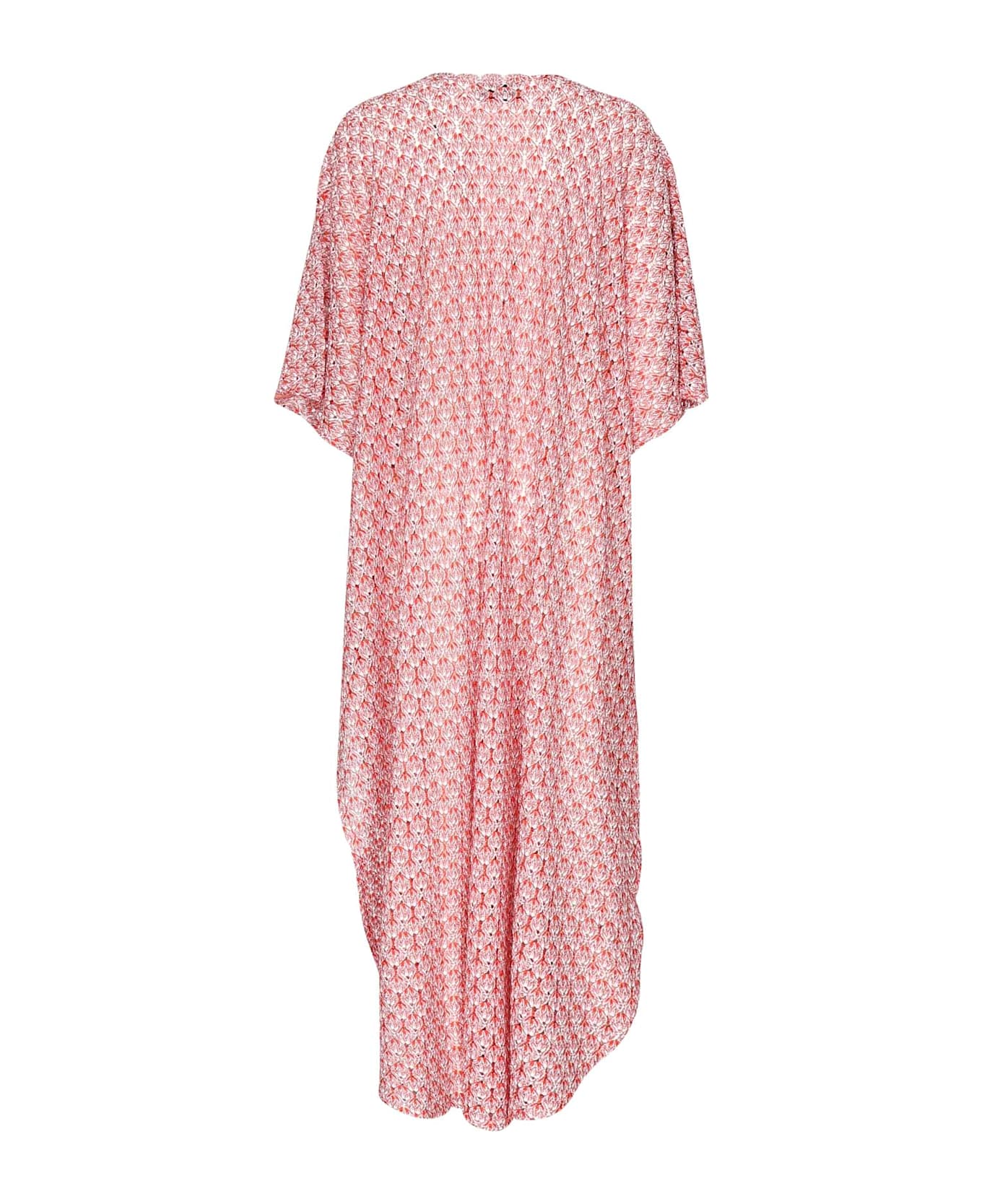 Missoni Long Viscose Blend Kaftan - Pink/red