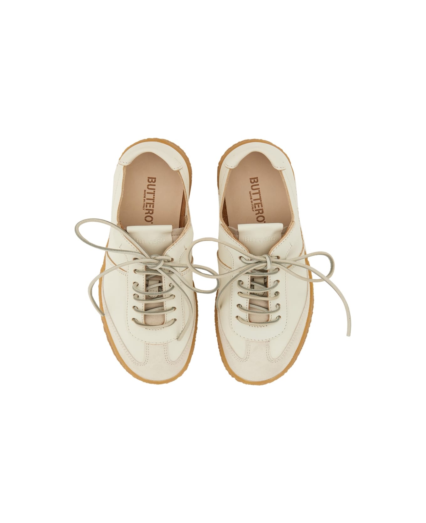 Buttero Leather Sneaker - WHITE