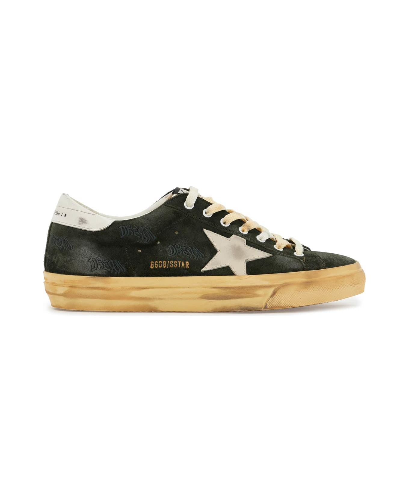 Golden Goose High Foxing Vce Sole Super Star Sne - DARK GREEN/ICE/WHITE (Green)