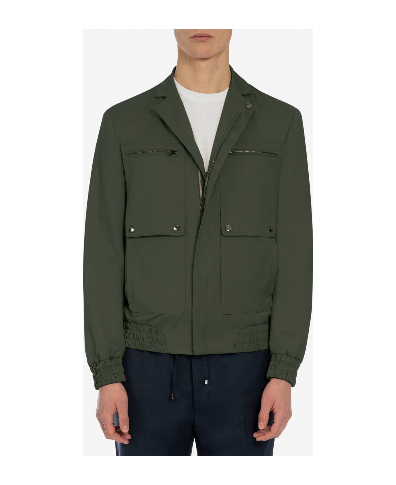 Larusmiani Jacket Croker Coat - Olive