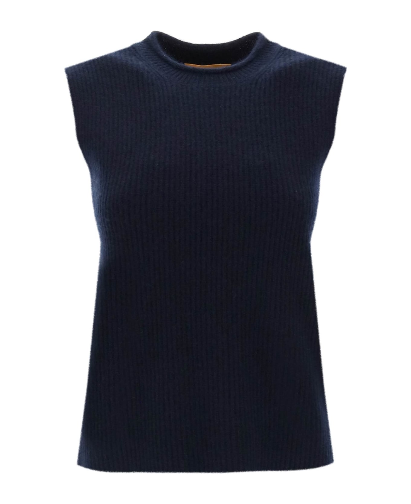 Guest in Residence Layer Up Cashmere Vest - MIDNIGHT (Blue)