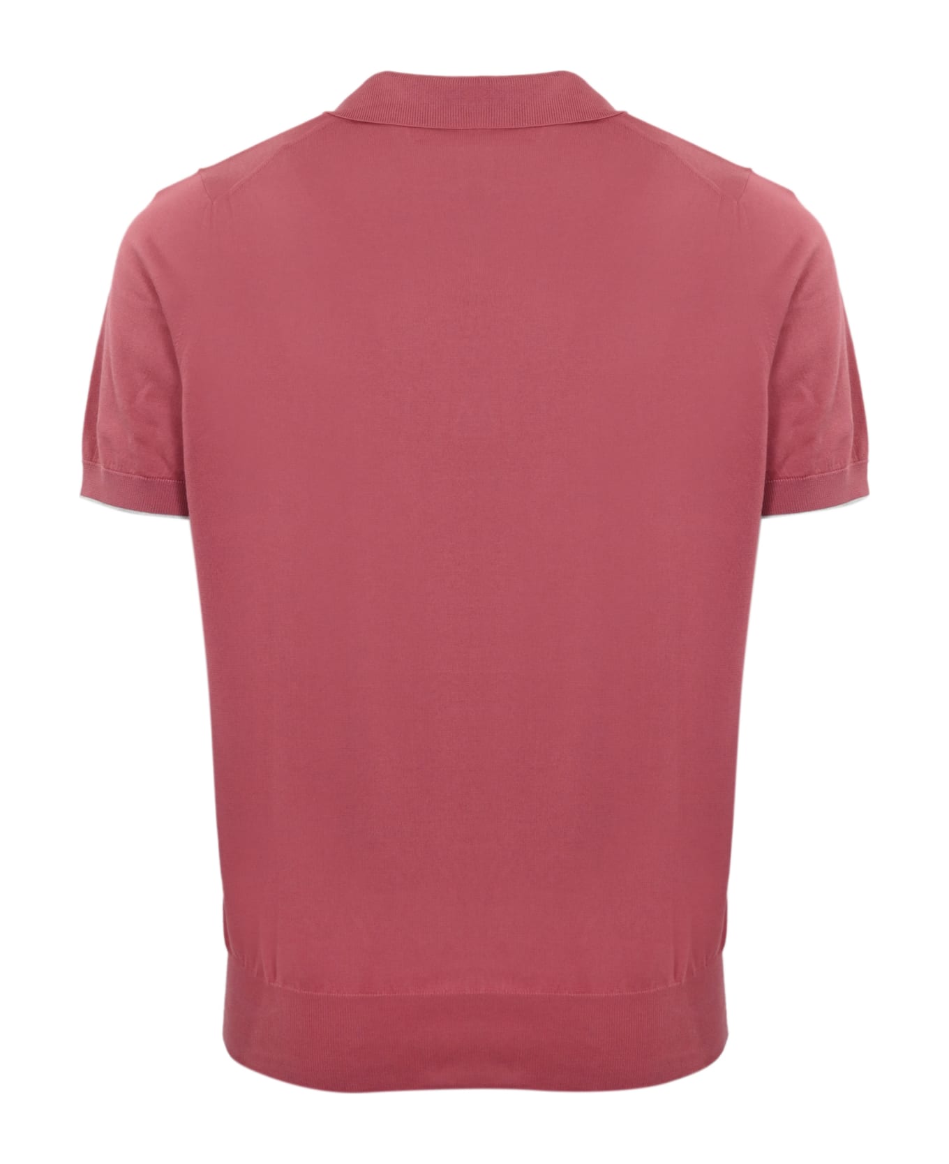 Brunello Cucinelli Cotton Polo Shirt - Lampone