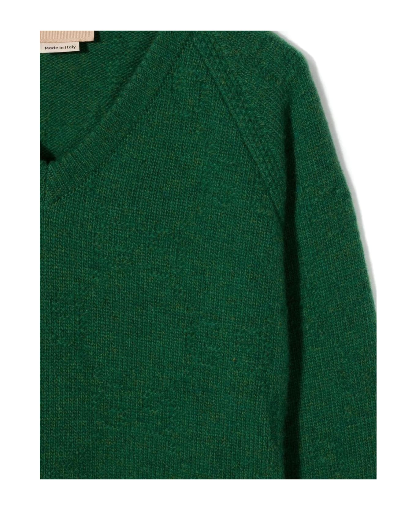 Gucci Green Wool Jumper - Verde