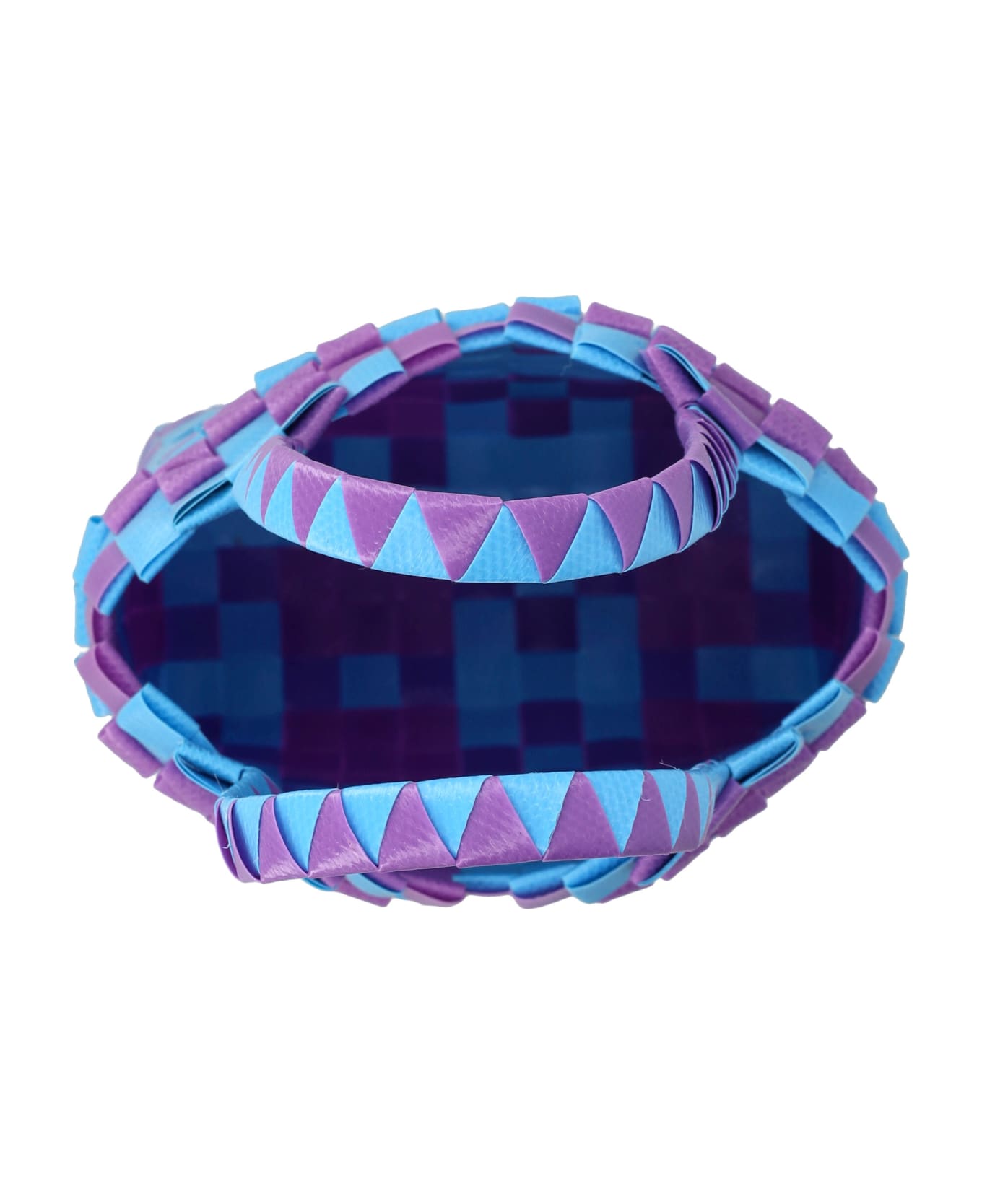 Marni Diamond Basket Shopper - BLUE/VIOLET アクセサリー＆ギフト
