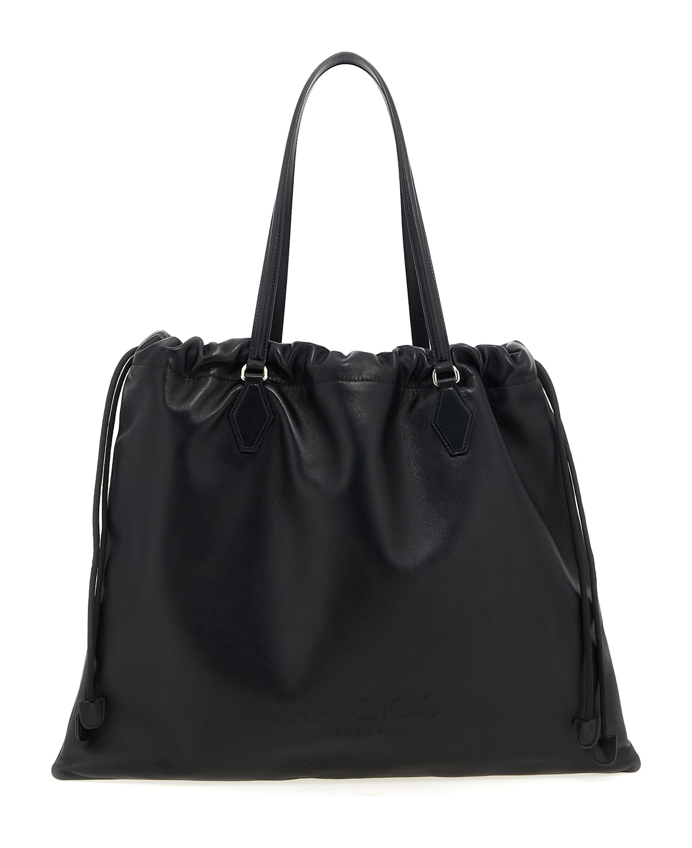 Jimmy Choo 
darwstring Tote
 Shopping Bag - Black  