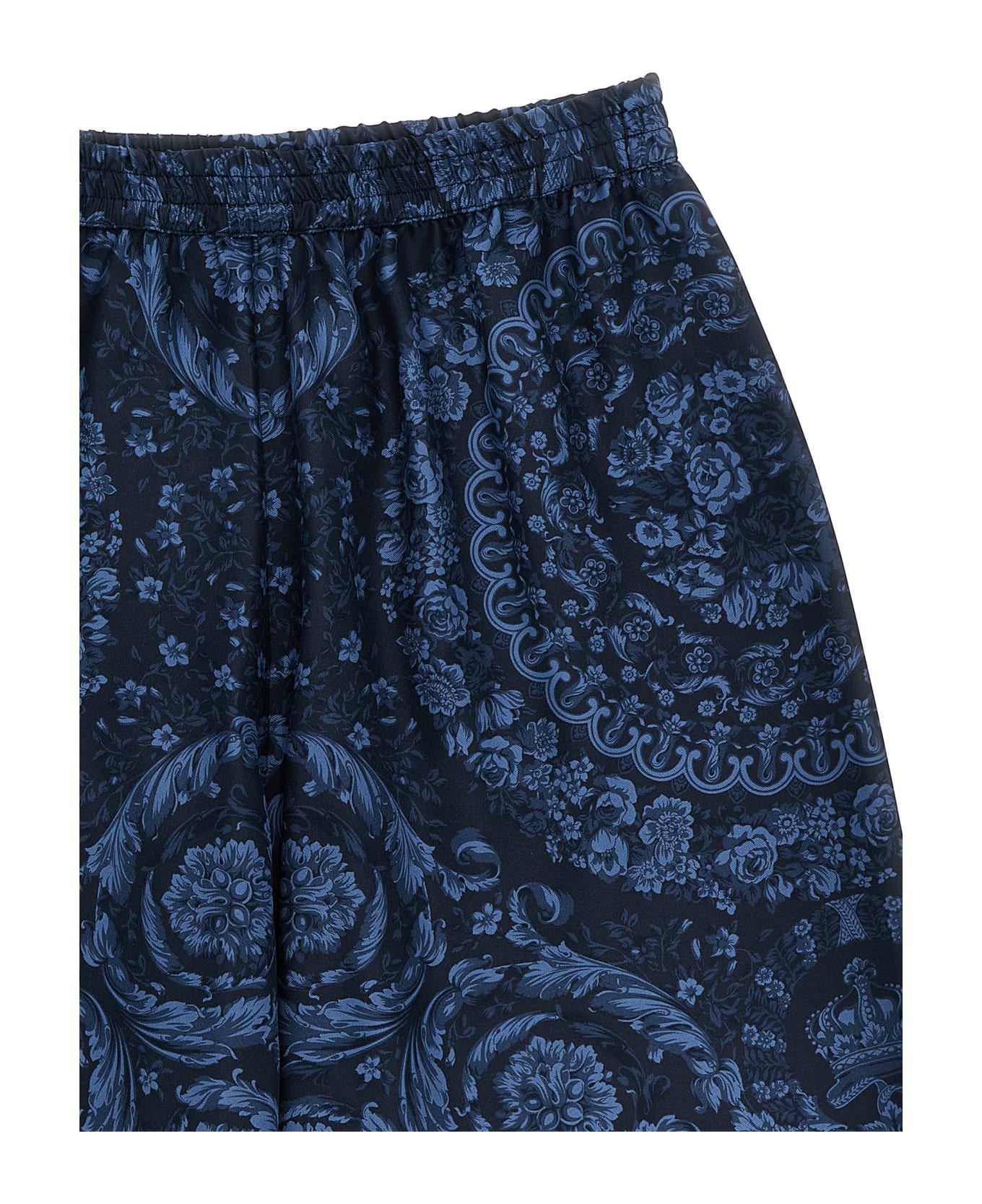 Versace 'barocco' Bermuda Shorts - Blue ボトムス