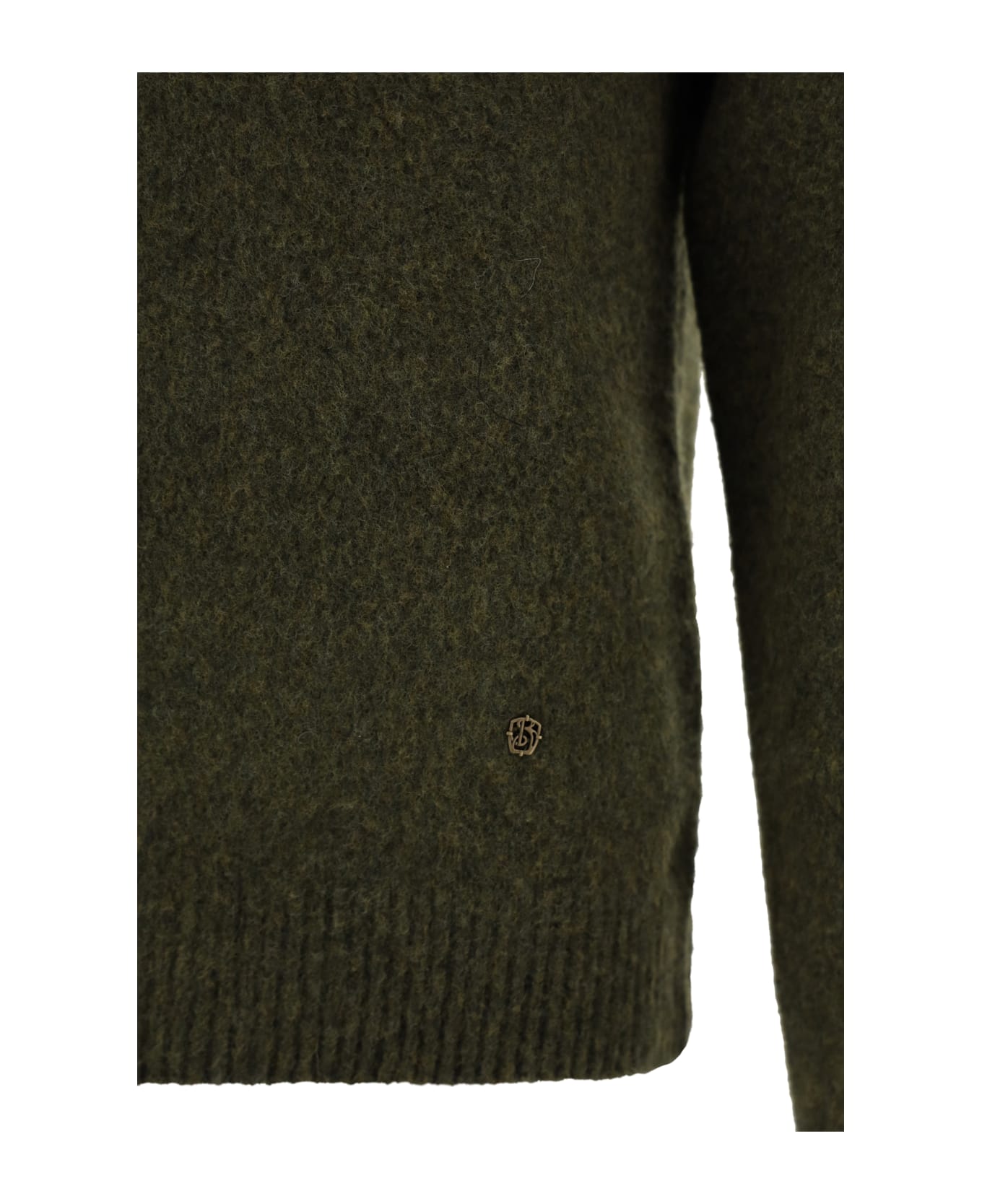 Burberry Wool And Cashmere Sweater - Green