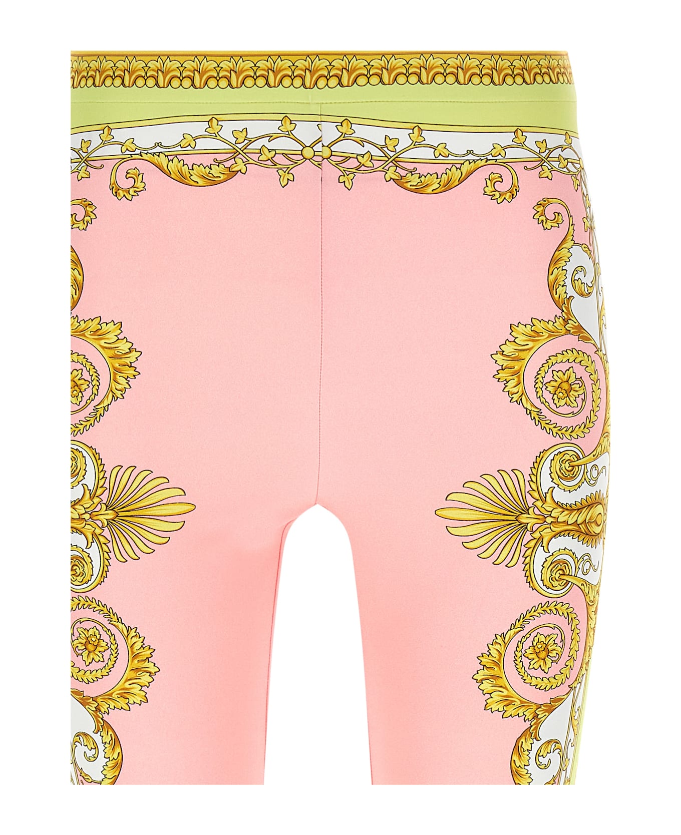 Versace 'spring Barocco' Leggings - Pink