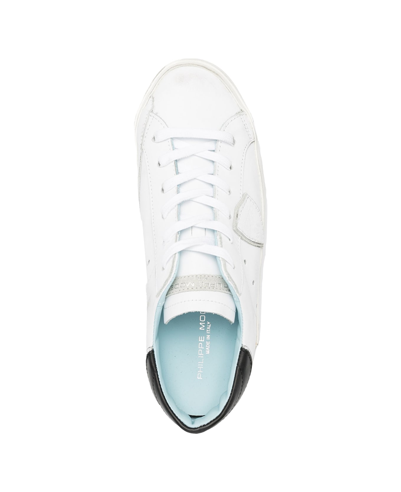 Philippe Model White And Black Prsx Sneakers - White