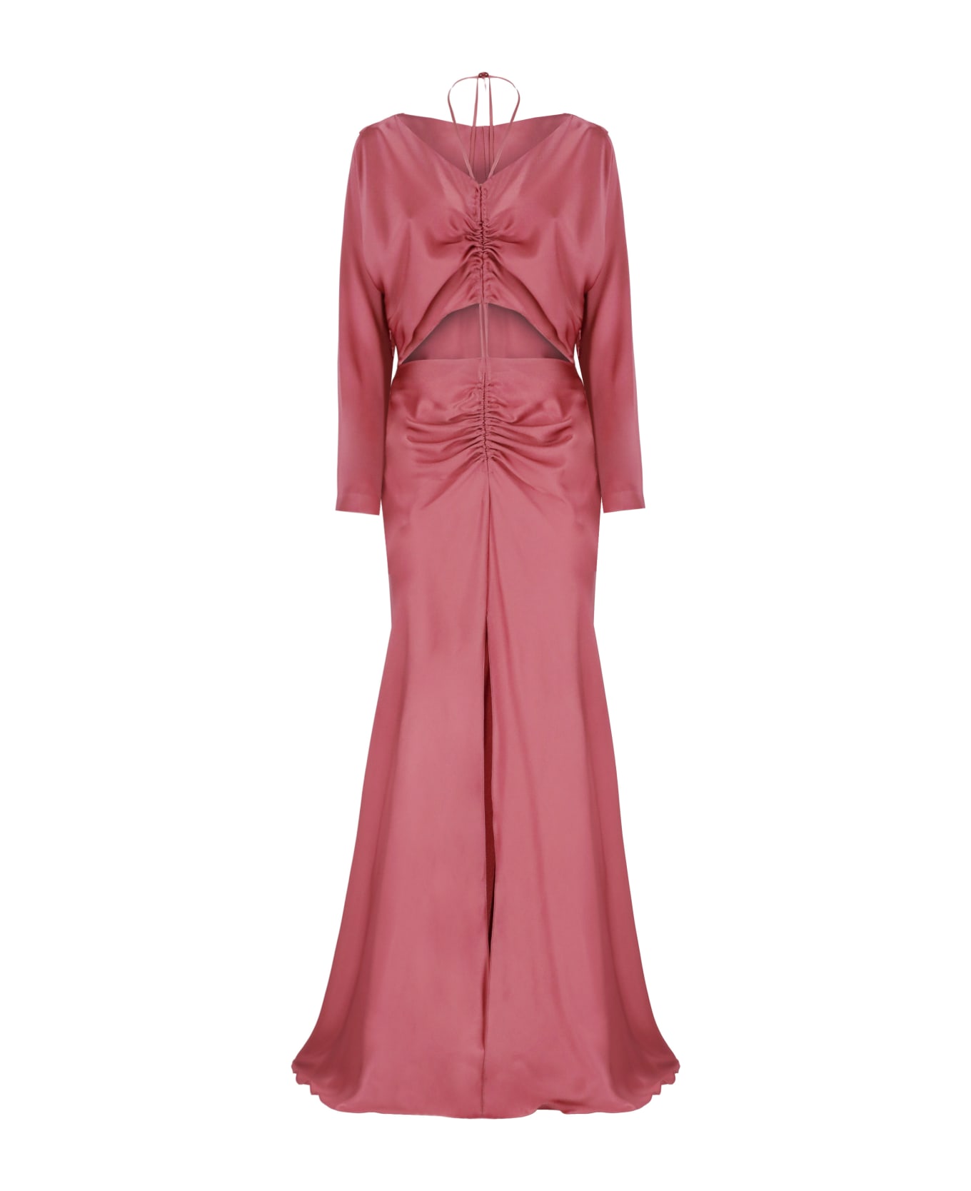 Alberta Ferretti Draped Dress - Pink ワンピース＆ドレス