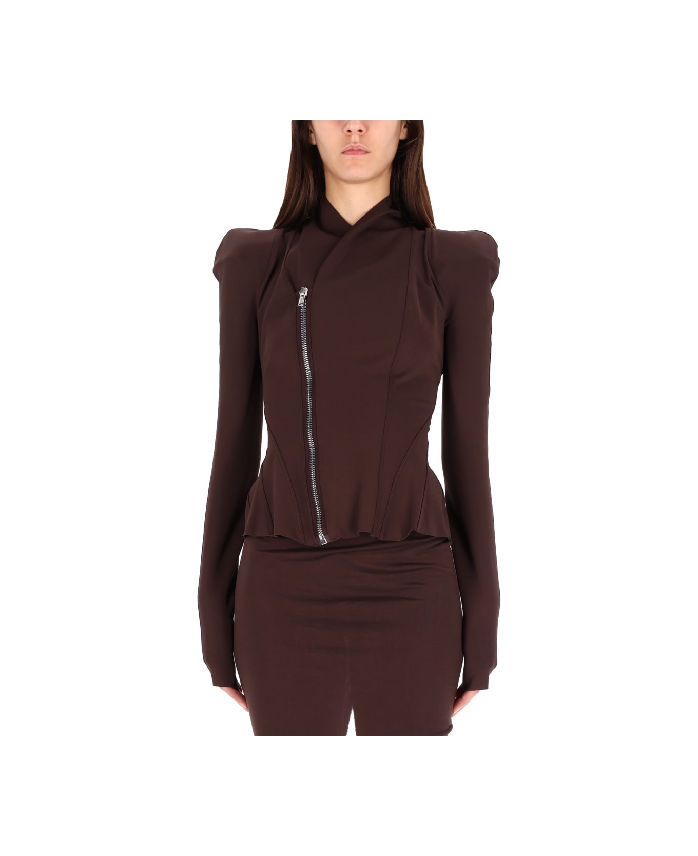 Rick Owens Lilies "princess" Jacket - BROWN
