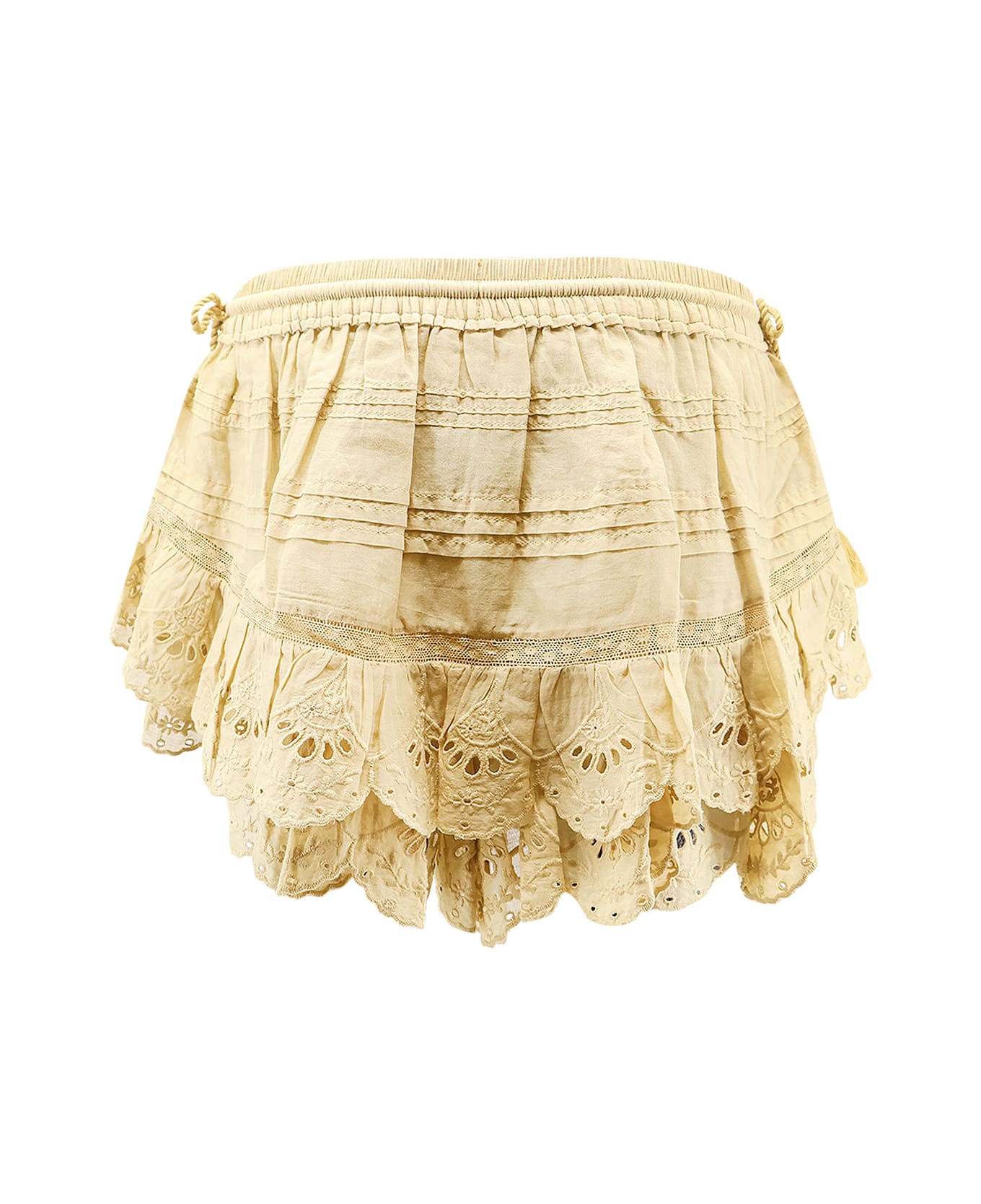 Marant Étoile Puria Organiic Cotton Shorts - Light Ochre