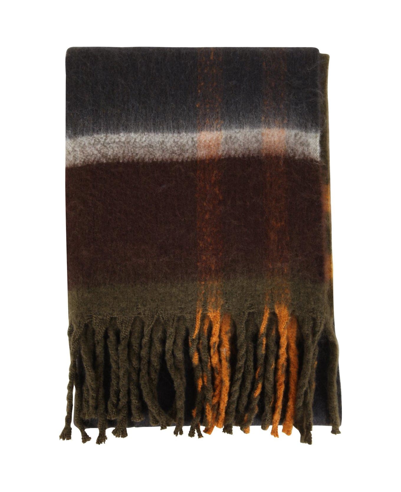 Barbour Tartan Fringed Scarf - Classic