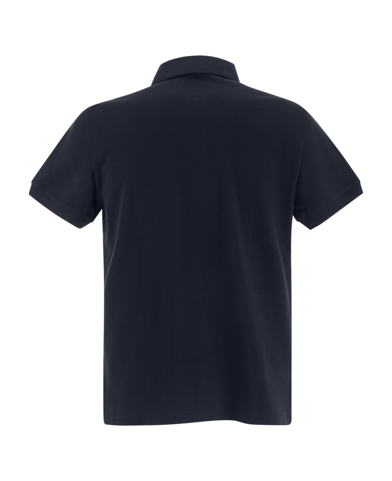 Etro Piqué Polo Shirt With Pegasus - Blue