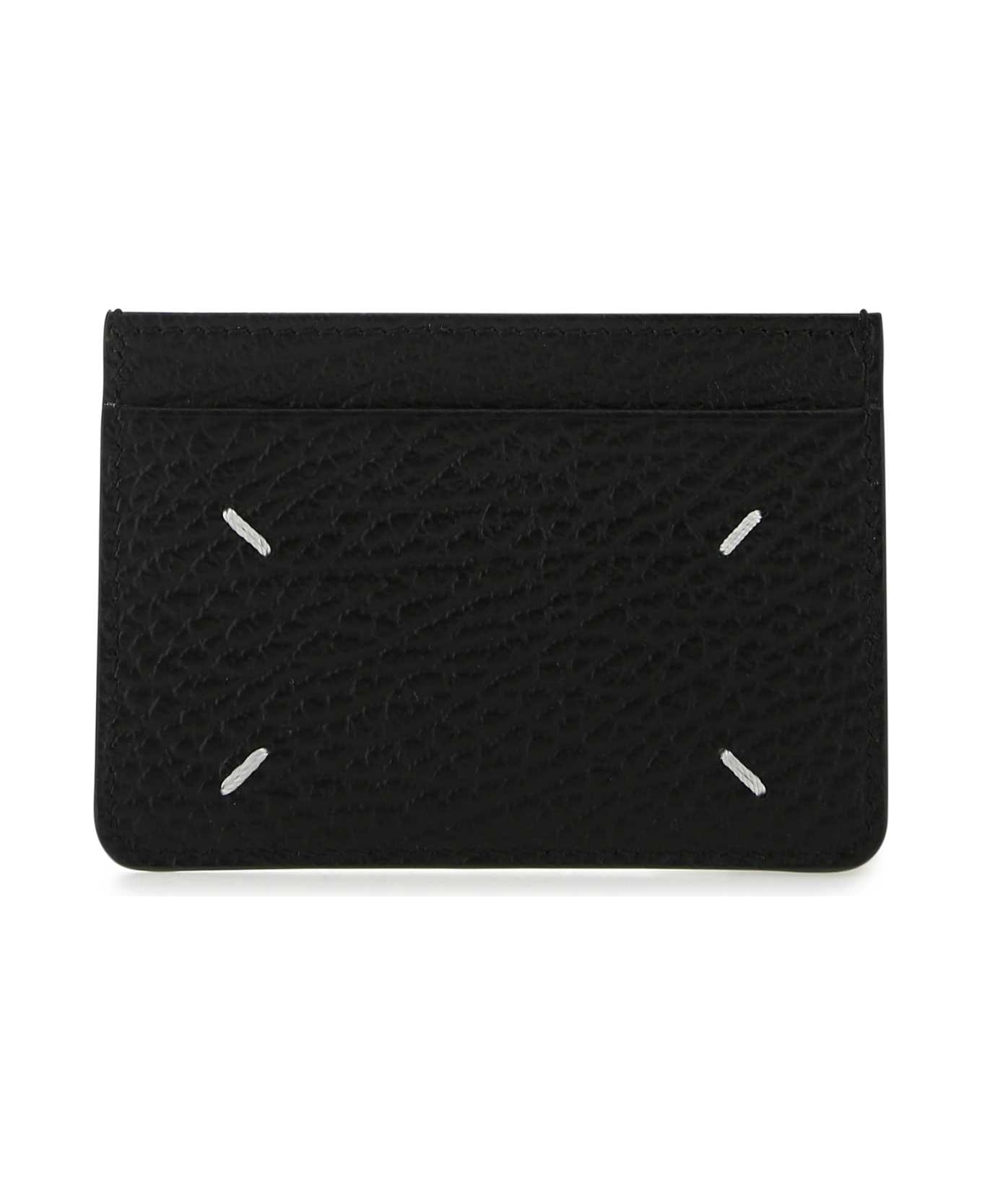 Maison Margiela Black Leather Card Holder - T8013
