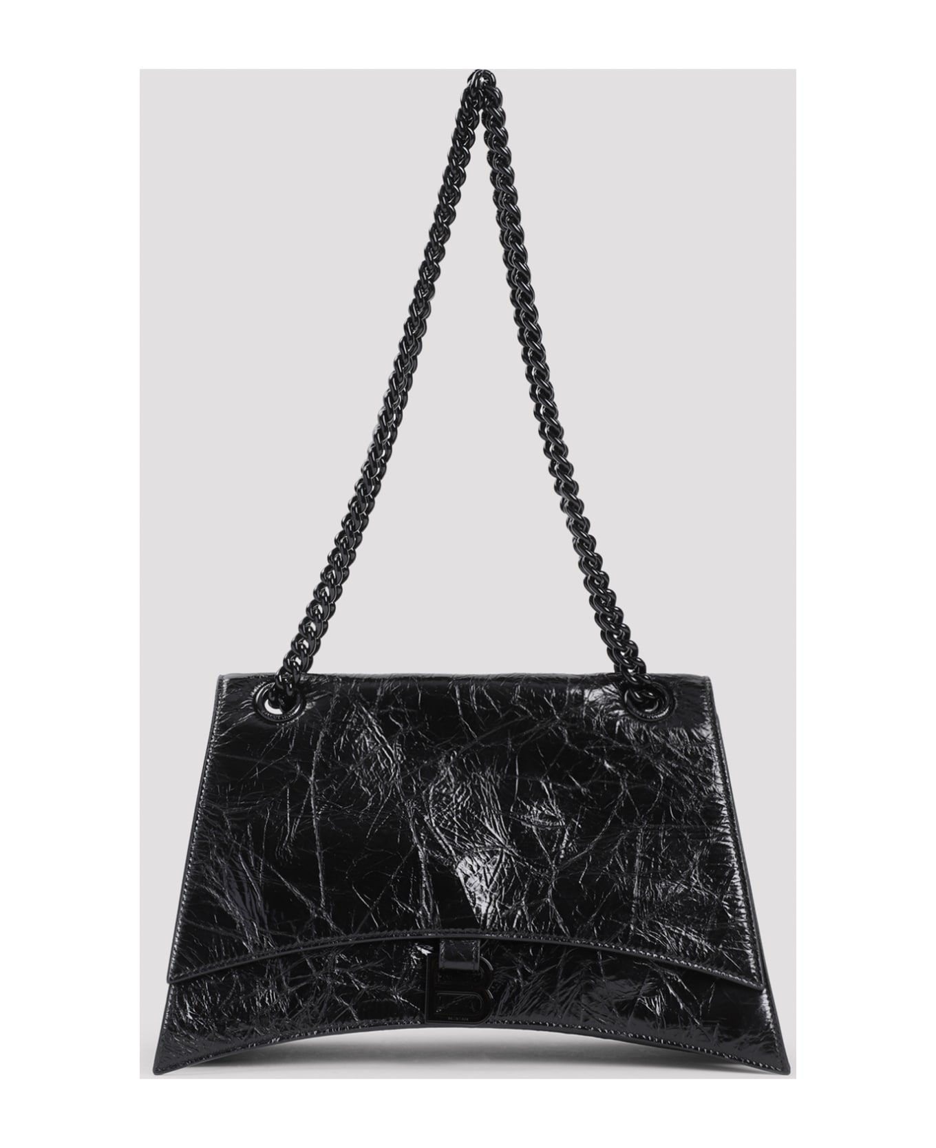 Balenciaga Crush Chain Shoulder Bag - Black