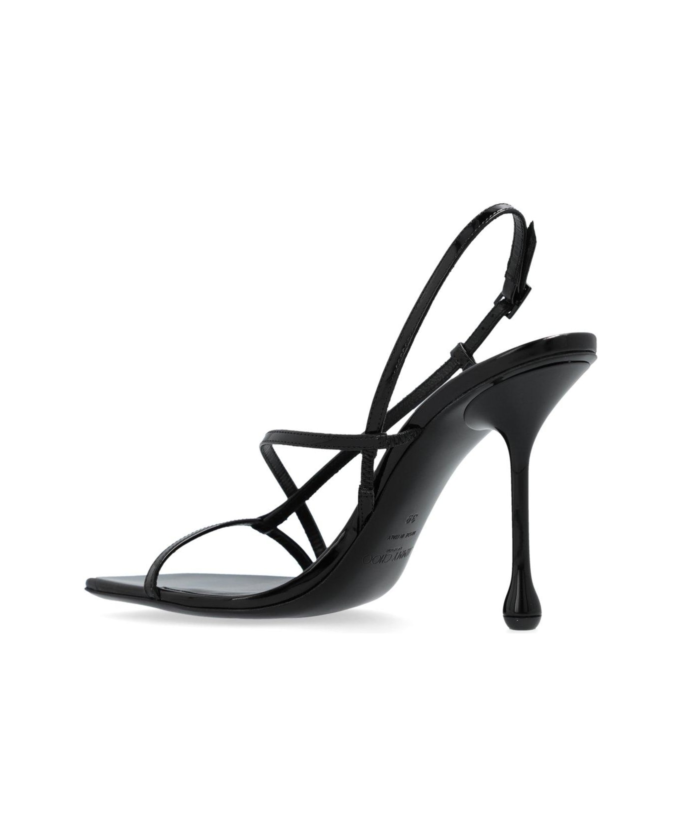 Jimmy Choo Heeled Strapped Sandals - BLACK