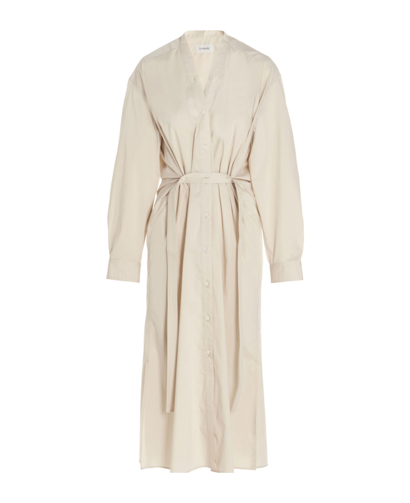 Lemaire 'tilded Shirt Dress' Dress - Neutro