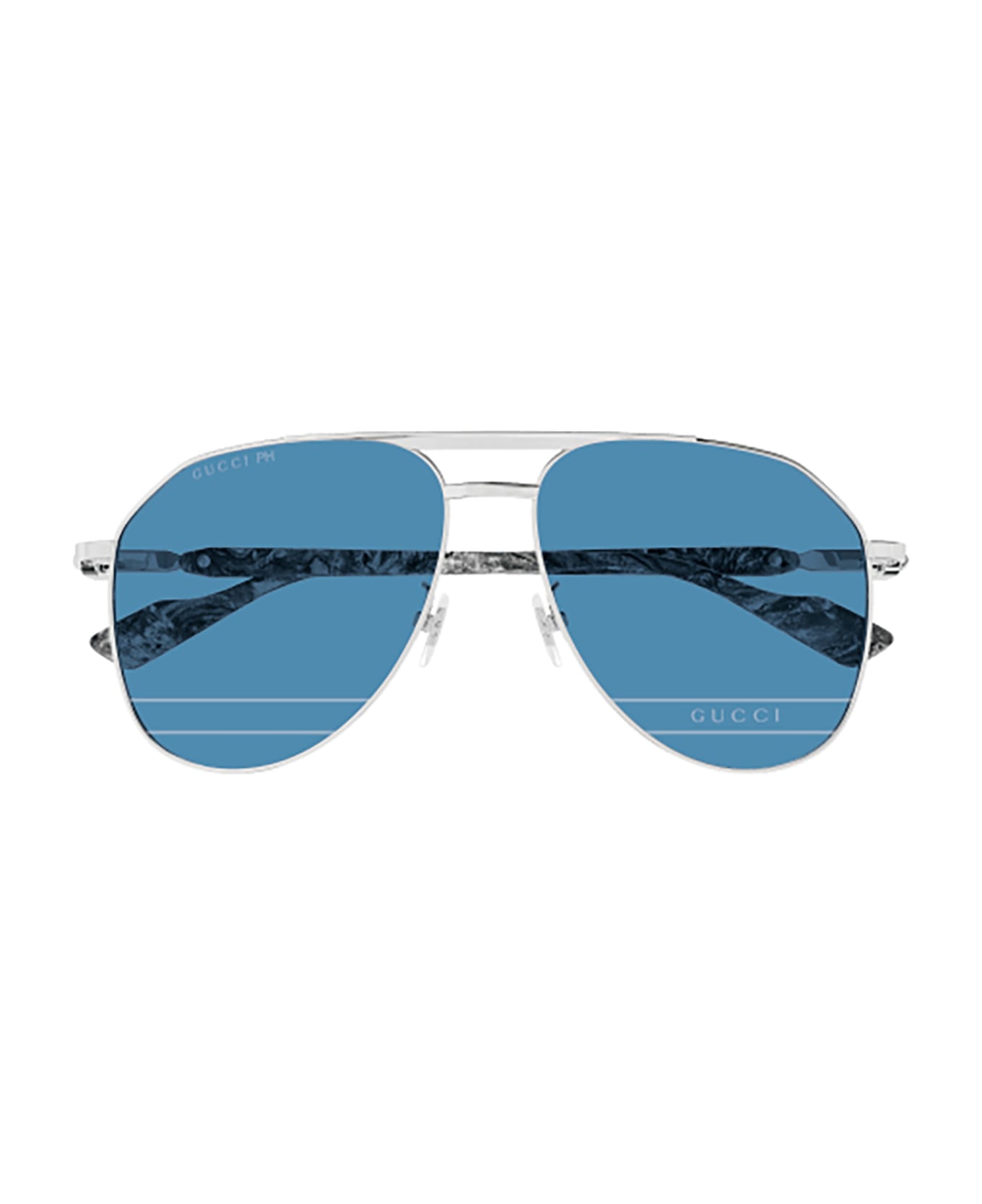 Gucci Eyewear GG1220S Sunglasses - Silver Silver Transpa