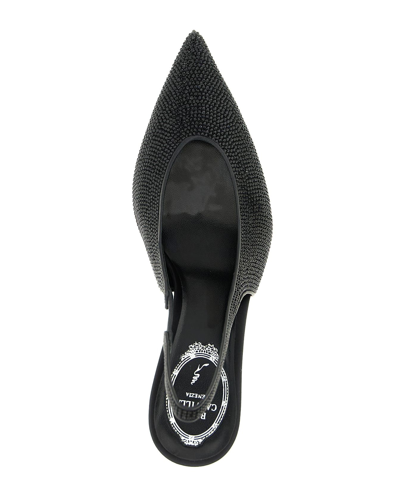 René Caovilla 
jinny
 Slingback - Black  